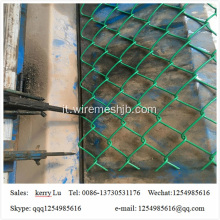 Recinto di collegamento a catena rivestito in PVC zincato